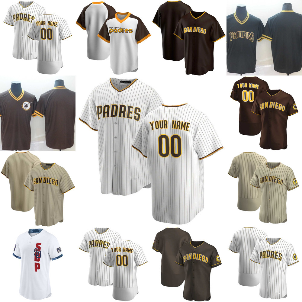

Baseball Jerseys Custom Jersey San Diego''Padres''Men women Youth 19 Tony Gwynn 23 Fernando Tatis Jr. 51 Trevor Hoffman 13 Manny Machado, Color