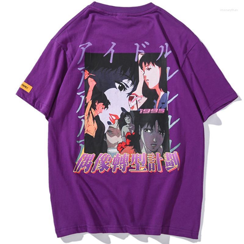 

Men's T-Shirts Anime 3D Print Hip Hop Men 2022 Summer Short Sleeve Harajuku Tops Tees Cotton Casual Streetwear T Shirt Japanese StyleMen's I, Black