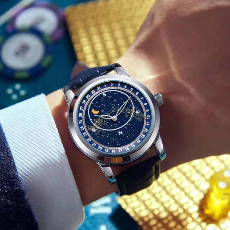 Montres-bracelets Kimsdun Montre Pour Hommes Montres Mécaniques Automatiques De Luxe Hommes Édition Limitée Bracelet En Cuir Homme Relogio Mascul