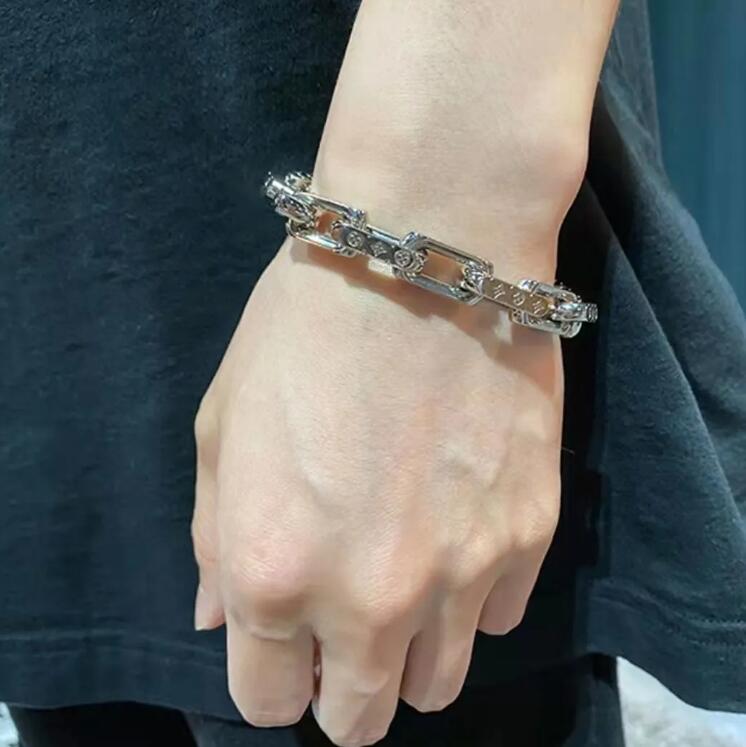 

Bracelets high quality luxury jewelry designer Viutonity Classic Cuban chain bamboo chain bracelet necklace for lovers lvs original packaging