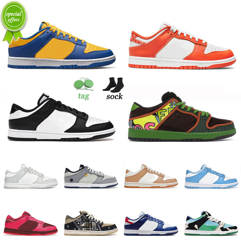 

2022 High Quality Sports Running Shoes SB Dunks Size 13 UCLA Orange Paisley Vintage Court Purple Scrap Archeo Brown Lows Trainers Skate Size, Other colours