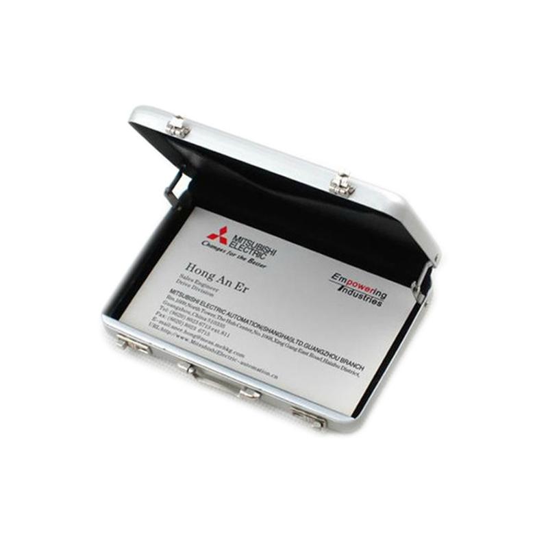 

Card Holders Tiny Aluminum Safe Password Briefcase Business Credit Case Bank ID HolderCard, Blue