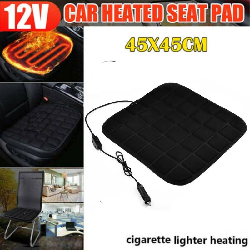 

Car Seat Covers Heated Cover Front Heating Pad Interior Auto Winter Warmer Household Cushion 12V UniversalCar
