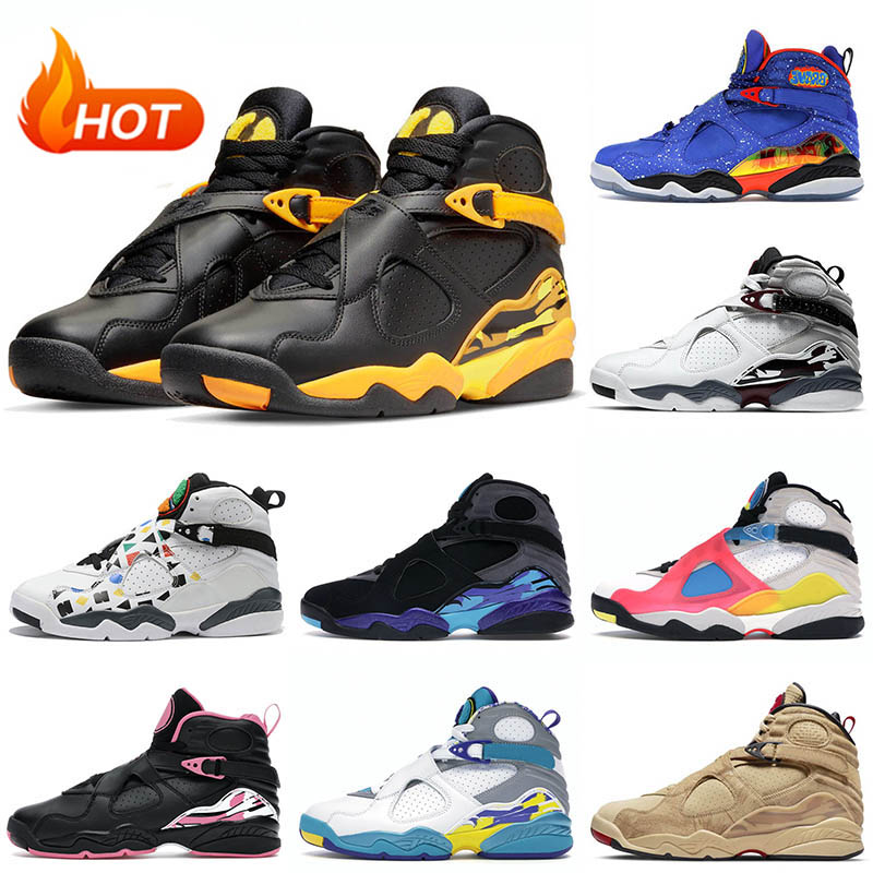 

Jumpman 8 VIII 8s men Basketball Shoes Retro Jordens Aqua Black Reflective Quai 54 Raid Three Peat South Beach Rui Hachimura Taxi Jorda Sports Sneakers 36-47 With Socks, A10 south beach 40-45