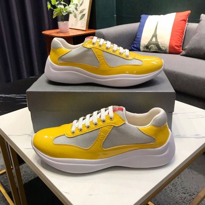 

2022S/S Casual Runner Sports Shoes && America Cup Low Top Sneakers Shoes Men Rubber Sole Fabric Patent Leather Men's Wholesale Discount Trainer With Box, 13