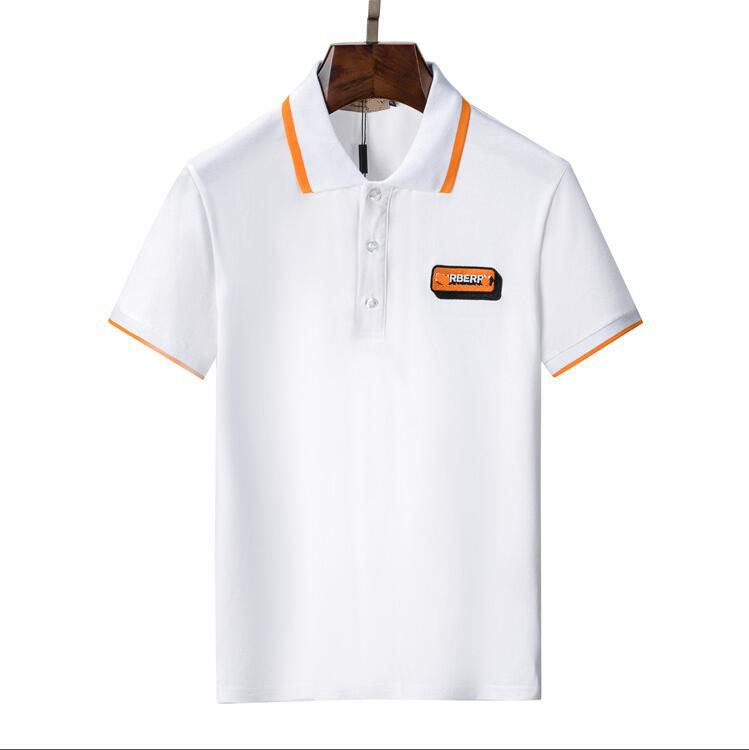 

Fashion polo man mens polos poloshirt Top Tee Short sleeve T-Shirts designer Loose Tees casual black white t shirt luxe plain t shirts for men M-3XL