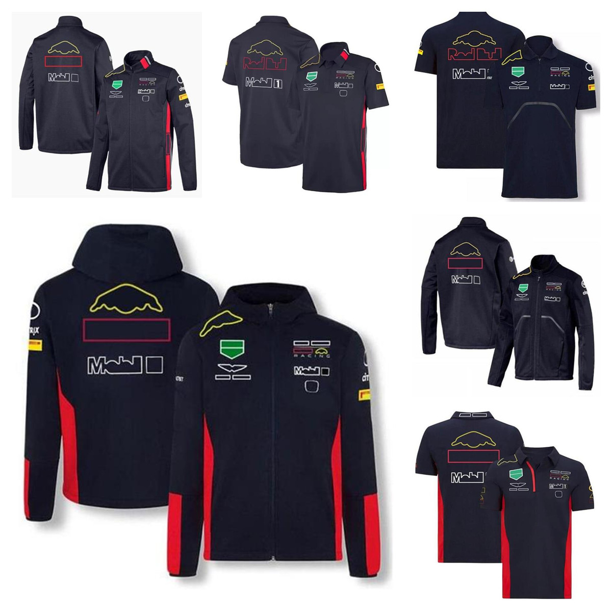 

New motorcycle jumpsuit spring and autumn team sweatshirt polo suit same style customization