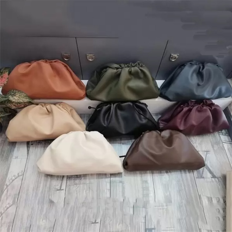 

designer Genuine Leather women clutch bag mini pouch Cloud Bag calfskin Handbag crossbody totes borsetta wallet Single Shoulder fashion Soft purse, Customize