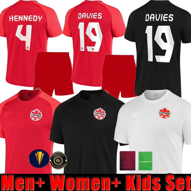 

22 23 Canada Soccer Jerseys DAVIES DAVID Osorio MEN WOMAN Kids 2022 2023 home away national EVSTAQUIO HUTCHINSON CAVALLINI LARIN HOILETT football shirts BUCHANAN, Away 2 patch