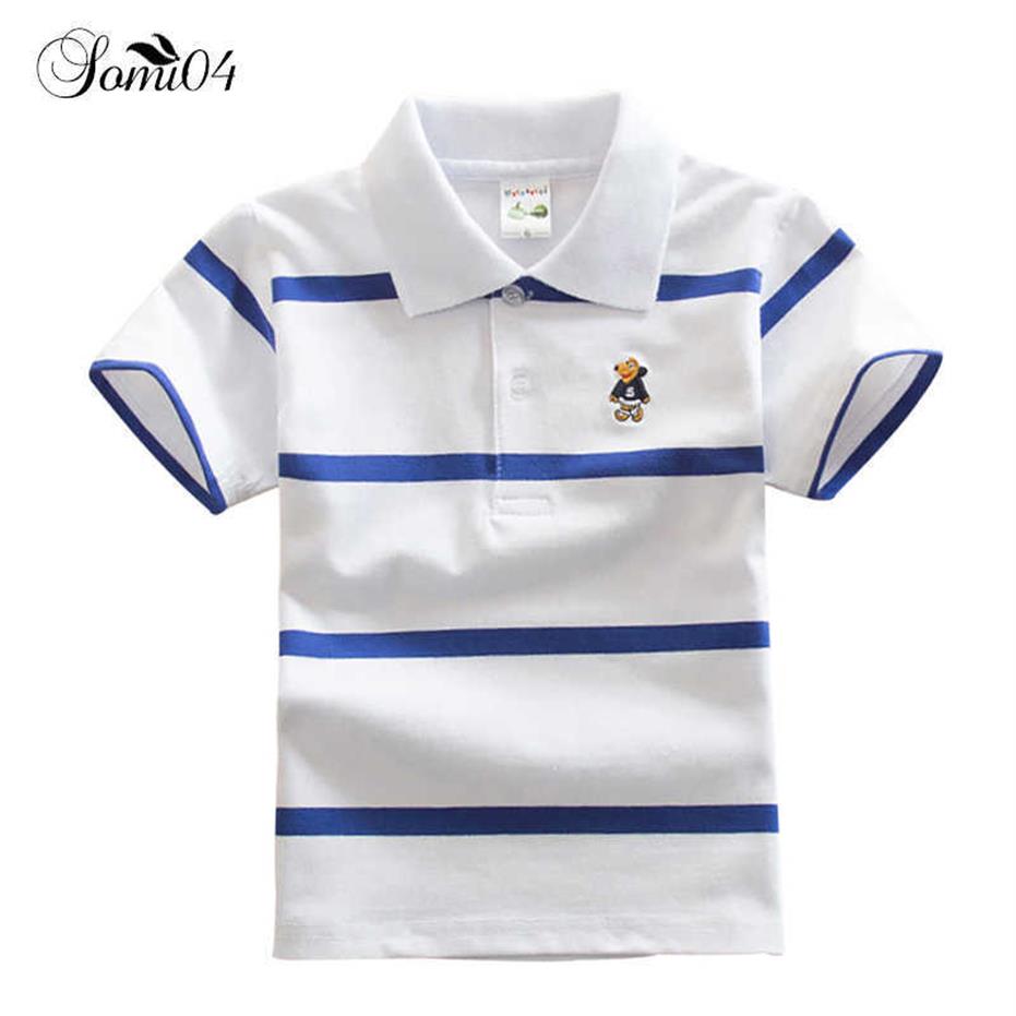

3Pcs Baby Cute T-shirt Striped Summer Girls Boys Trendy Kids Polo Shirts Factory Cost Cheap Whole313G, Red