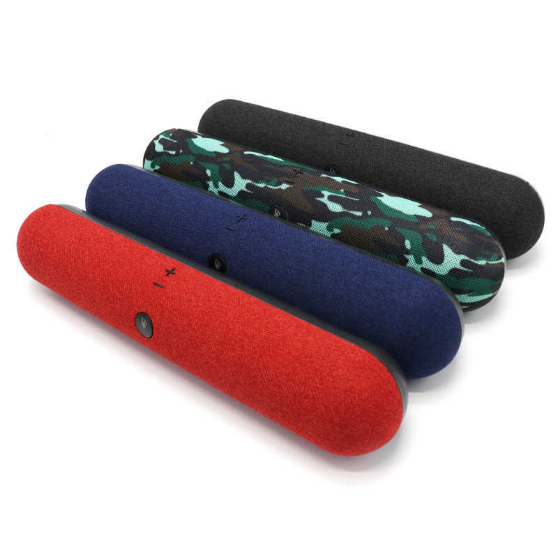 

New pill Bluetooth speaker long strip sound bully cloth art audio gift rm-s808