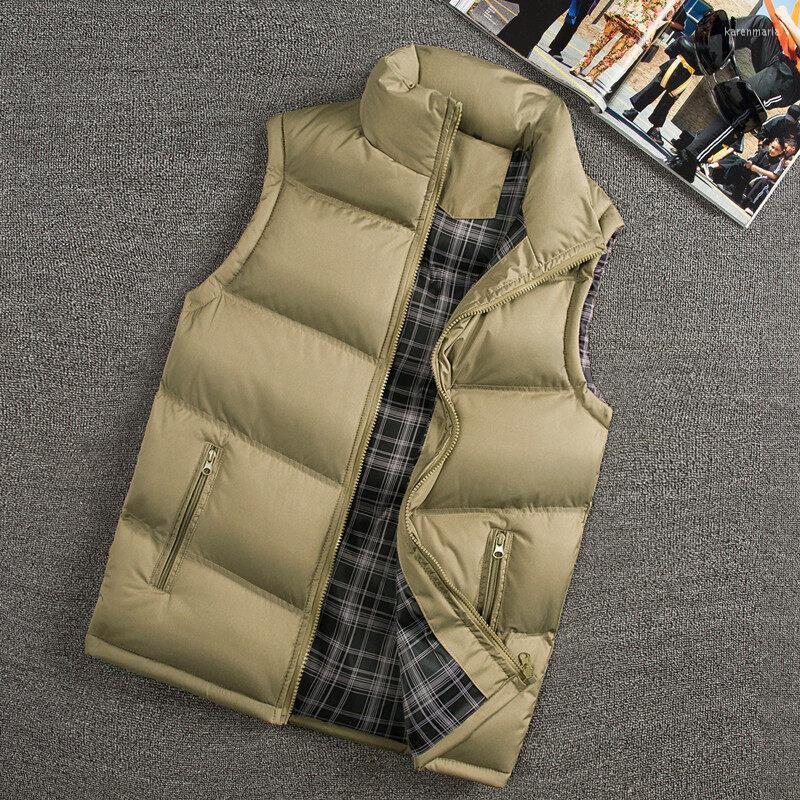 

Men's Vests Vest Men Stylish 2022 Autumn Winter Warm Sleeveless Jacket Slim Fit Casual Coats Mens Waistcoat West Mannen 88 Kare22, Black