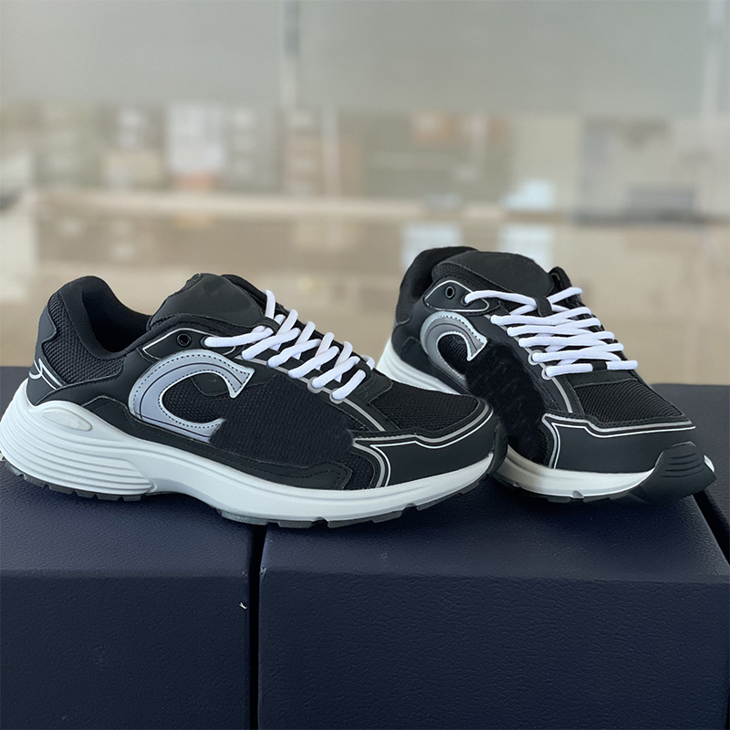 

Classic B30 Sneakers Designer Casual Shoes Men Women Canvas Sneaker Obliques White Technical Knits Vintage Patchwork Sneakers With Box NO365