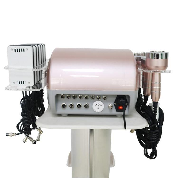 Hot Seller 6 in 1 Radio frequency RF machine 40k Ultrasonic cavitation Vacuum slimming machine For Skin Tightening Body Slimming Machine