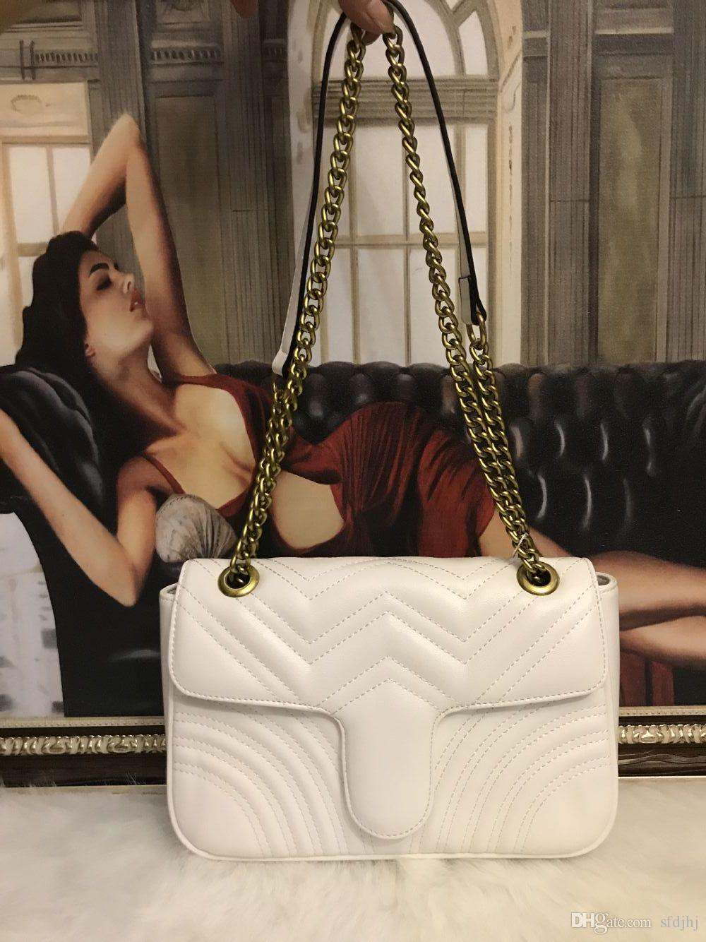 2023 nouveau topo qualité célèbre marque femmes sac à bandoulière sac à chaîne en cuir cross body couleur pure sac à main femme crossbody sacs ro