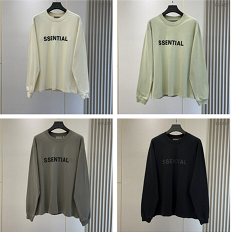 

Men's and Women's Long-sleeved Essential Letters Autumn Winter T-shirt Outwearessentials Men's Hoodies & Sweatshirts, 006