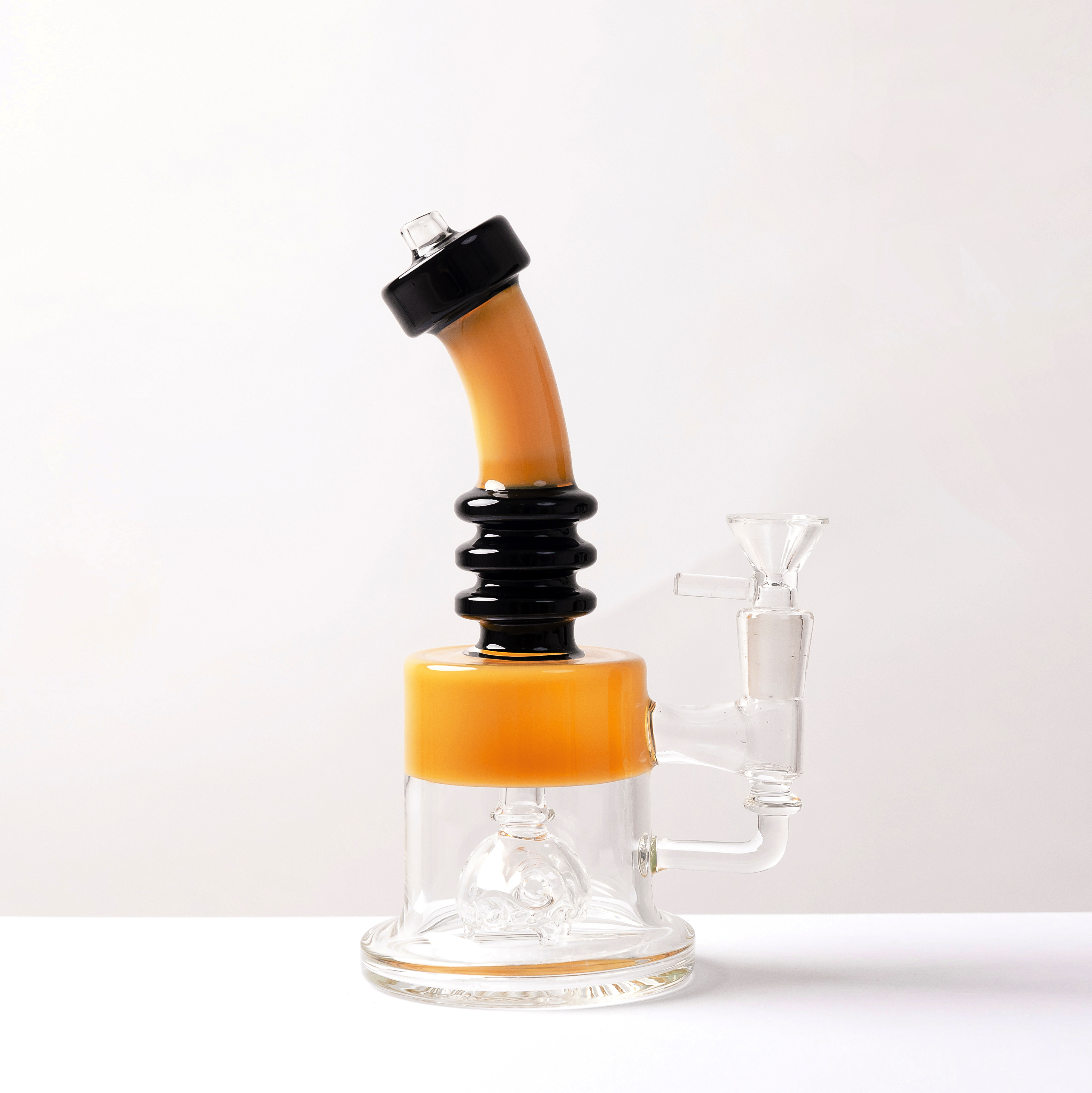 glass bong bongs ash catcher bubbler Smoking Accessories Hookahs 8-inch high dragon claw two-color hookah pipe classic hookah bag for oil drillin-image-765383086