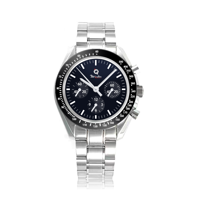 

2022 Men's Quartz Luxury Watch Speed 311.30.42.30.01.005 REQUIN Brand Silver White Stainless Steel Case Chronograph Features master, Black