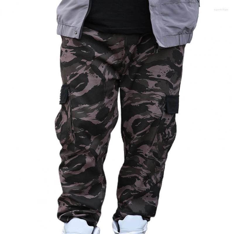 

Men's Pants Men Cargo Camouflage Multi-pocket Plus Size Casual Workwear Overall Ankle Banded Sweatpants For AutumnMen's Naom22