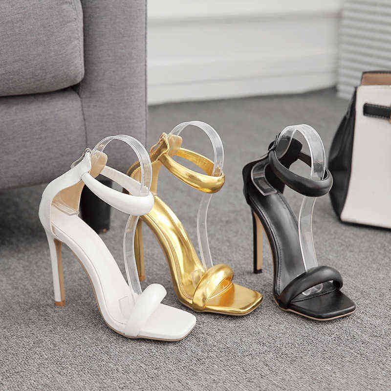 

Fashion-Size 35-42 2022 women's sandals with slim heels, Black