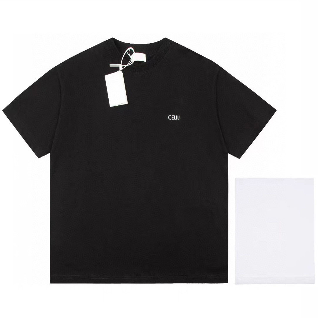 

Men's Plus Tees & Polos Round T-shirt plus size neck embroidered and printed polar style summer wear with street pure cotton qaa