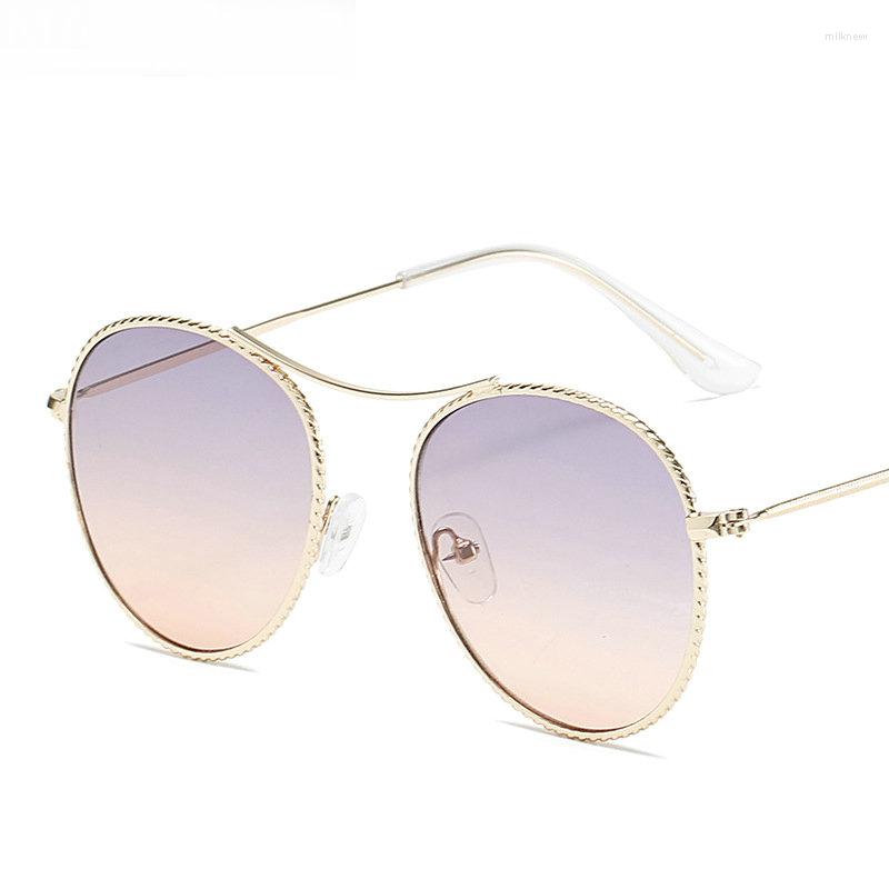 

Sunglasses Classic Metal Round Women Pilot Men Brand Designer Eyeglasses Vintage Sun Glasses Unisex Eyewear Gafas De SolSunglasses