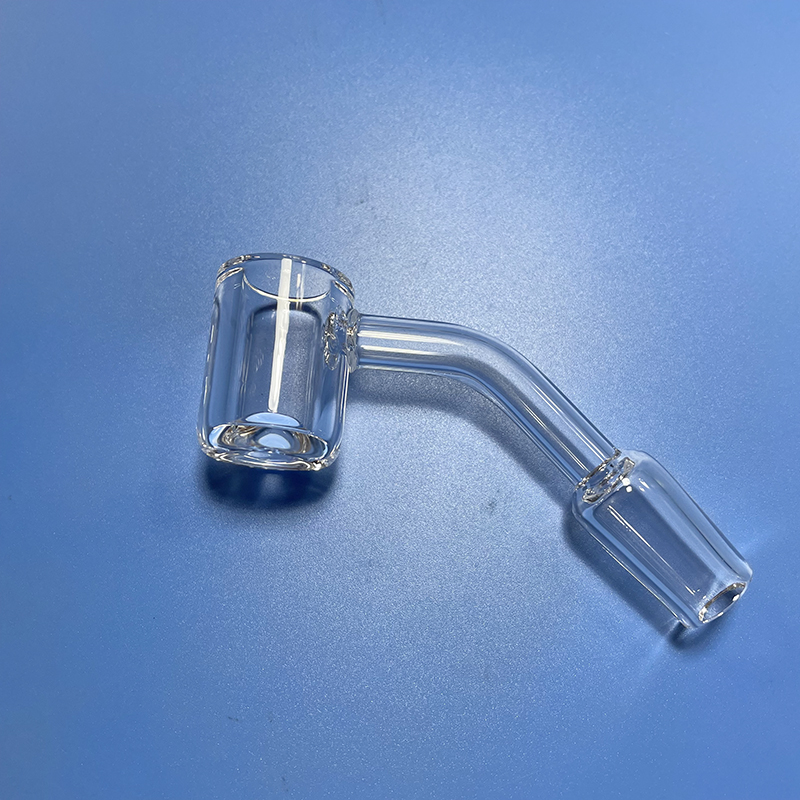 

10pcs Quartz Banger Smoking Accessory For Glass Water Bong - 20mm OD 4mm Wall and Bottom Thickness 10mm 14mm 18mm Male Female 45 90 Degree Joint Flat Beveled Top