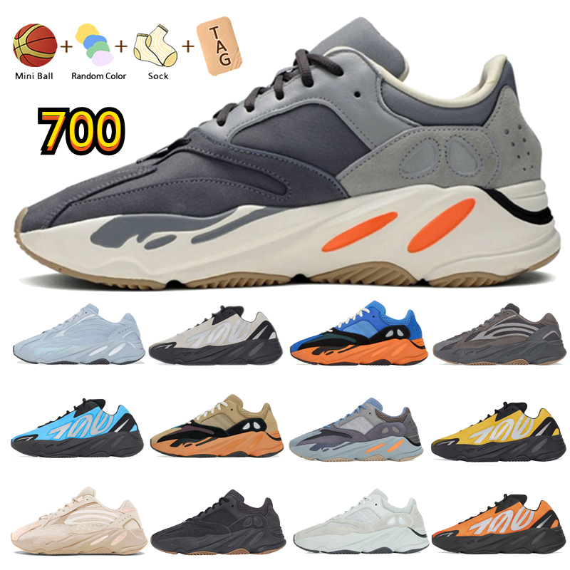 2022 New Fashion 3M Reflective v2 Running Shoes 700 Runner Solid Wave Grey static Magnet Teal Carbon Blue Men Vanta Shoes Women Designer Sneakers