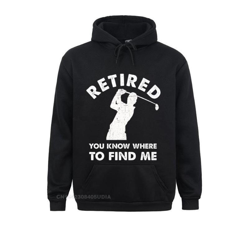 

Men' Hoodies & Sweatshirts Mens Retirement Golf Hoodie Retired Golfer Funny Gift Premium Oversized Hoods Women, White