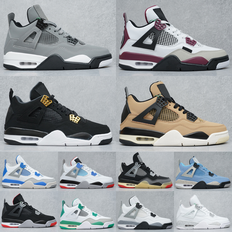 

Jumpman 4 4s Mens Basketball Shoes Sail Oreo University Blue Fire Red Thunder White Cement Black Cat Bred Infrared Wild Things Men Sports Women Sneakers Trainers, As photo 3