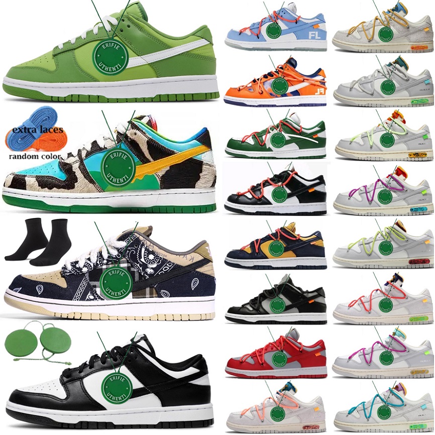 Off Authentique SB Chaussures Lot 49 des 50 chaussures de course basses Chlorophyll Hommes Femmes blanc x Rose Whisper Triple Pink Fog Varsity Gr