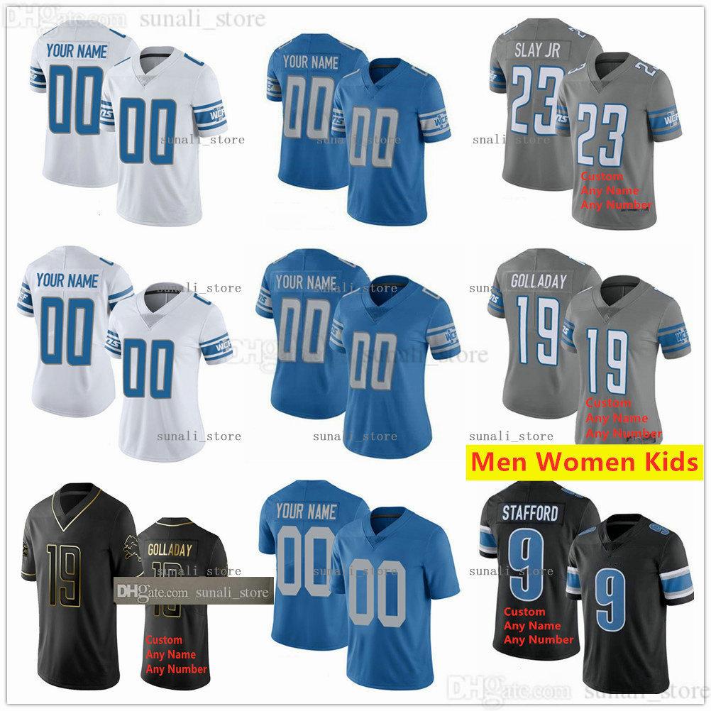 

Stitched Football Jersey Dan Skipper Logan Stenberg Kevin Strong Jahlani Tavai Halapoulivaati Vaitai Tracy Walker Jamaal Williams Scott Daly, Men white