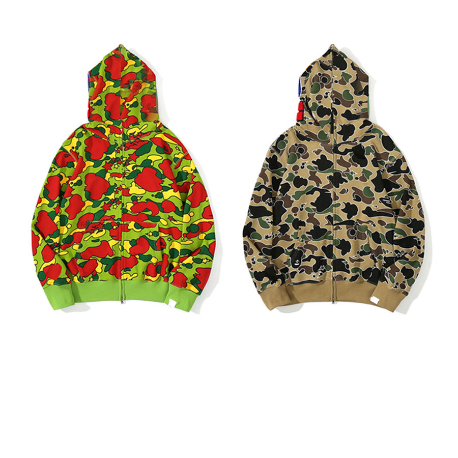 

Mens Hoodies women hoodie popular pattern Sportwear Camouflage zip up hoodies high quality Jacket size S-XXXL -, Not for sale