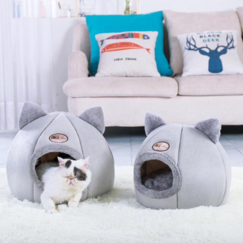 

Kennels & Pens Size M/L Kennel Puppy Mat Winter Dog Pet Bed Warm Cat Cushion House For Small Medium Large Dogs Cats