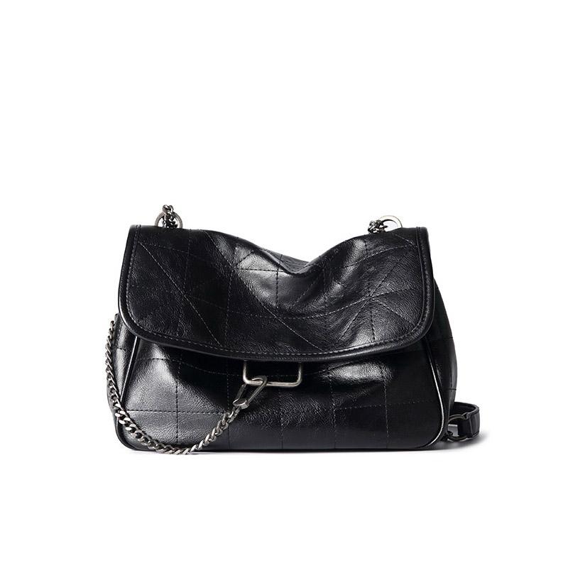 

Evening Bags Big Totes Handbag Women PU Leather High Capacity Chain Shoulder Crossbody Bag Women's Winter Hand Handbags 2022Evening Bags, Black