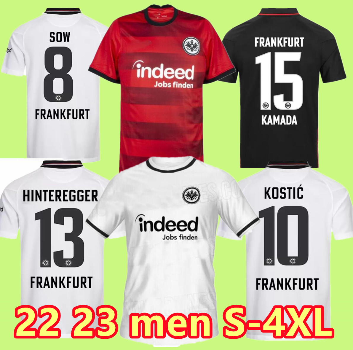 

21 22 Eintracht Frankfurt special edition soccer jerseys 2021 2022 Die Adler SOW SILVA KOSTIC JOVIC football uniform kids kit HASEBE KAMADA jersey HINTEREGGER maill, White