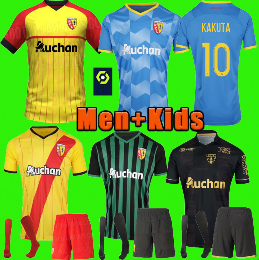 

22 23 RC Lens Maillot de Foot Soccer Jersey Saint Barbe Special Black SEKO FOFANA KAKUTA 2021 2022 Child Football Shirt Men Kids Kit Set Enfants SOTOCA MEDINA GANAGO, Beige