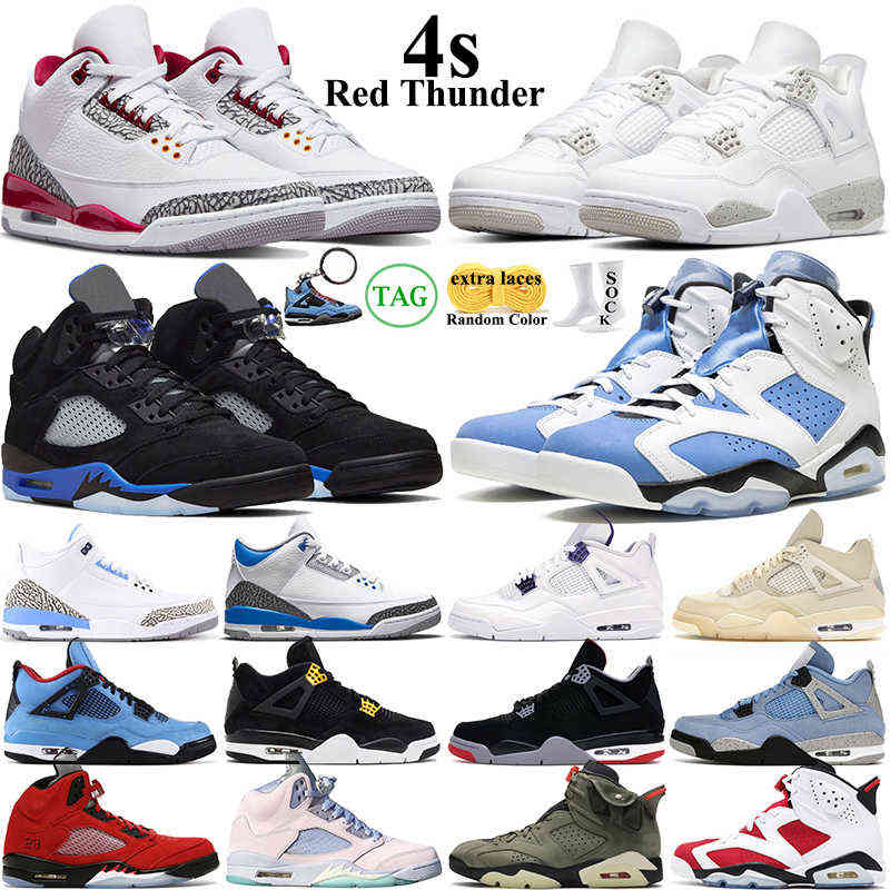 

discount men women basketball shoes 4s Cardinal Red Thunder Sail University Racer Blue 5s 6s UNC White Oreo Black Cat 4 Bred Patent Hyper, #31