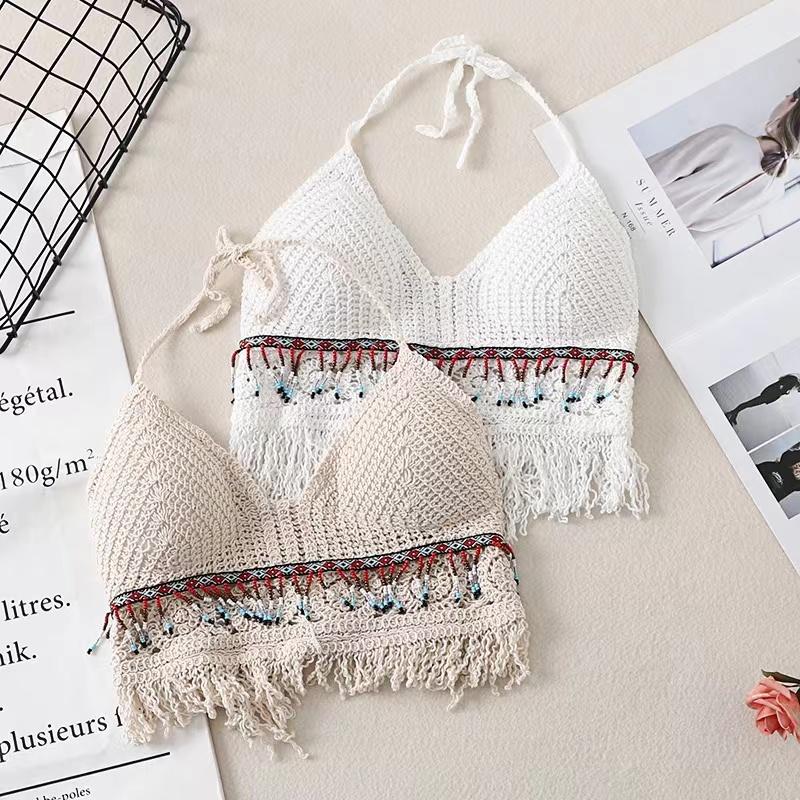 Women&#039;s Swimwear Vintage Crochet Bikini Women Summer Sexy Party Suspender Knitted Vest Holiday Beachwear Bathing Suit Swimsuit BeachWomen&#0-image-770833214