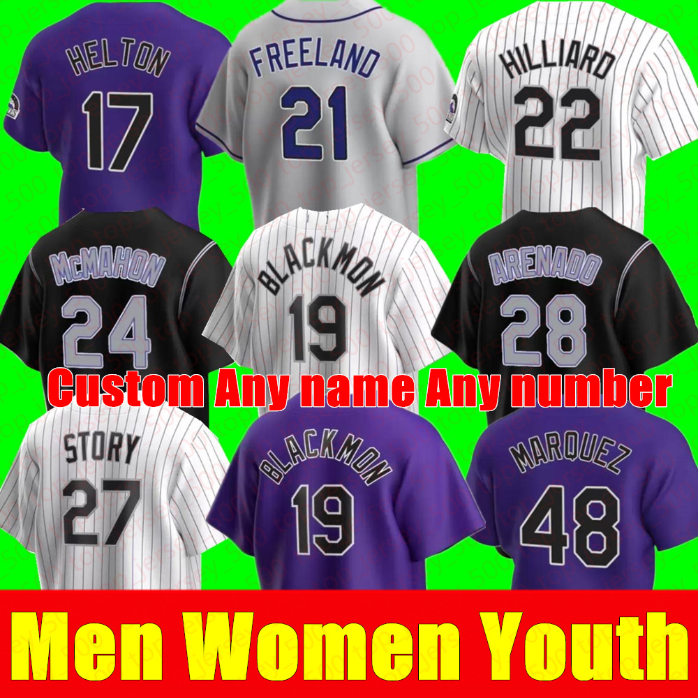 

Top New Men Women youth kids 2021 Baseball Jerseys NOLAN ARENADO TREVOR STORT CHARLIE BLACKMON COLORADO DAVID DAHL DANIEL MURPHY ROCKIES IAN DESMOND jersey