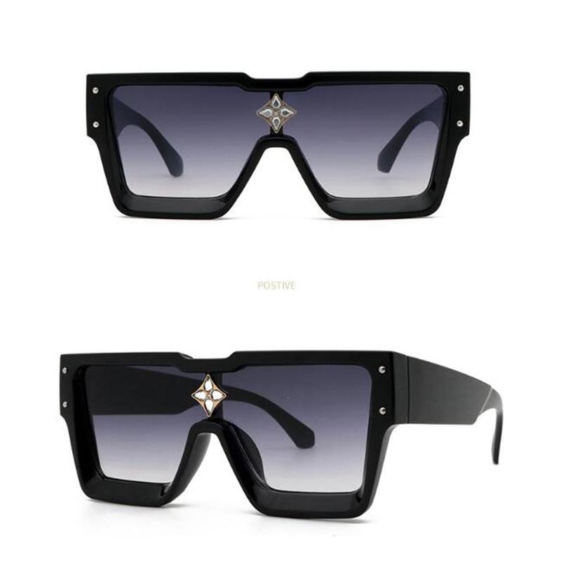 

Sunglasses 2022 Summer Woman Fashion Big Frame Square Glasses Factory Wholesale Low Price
