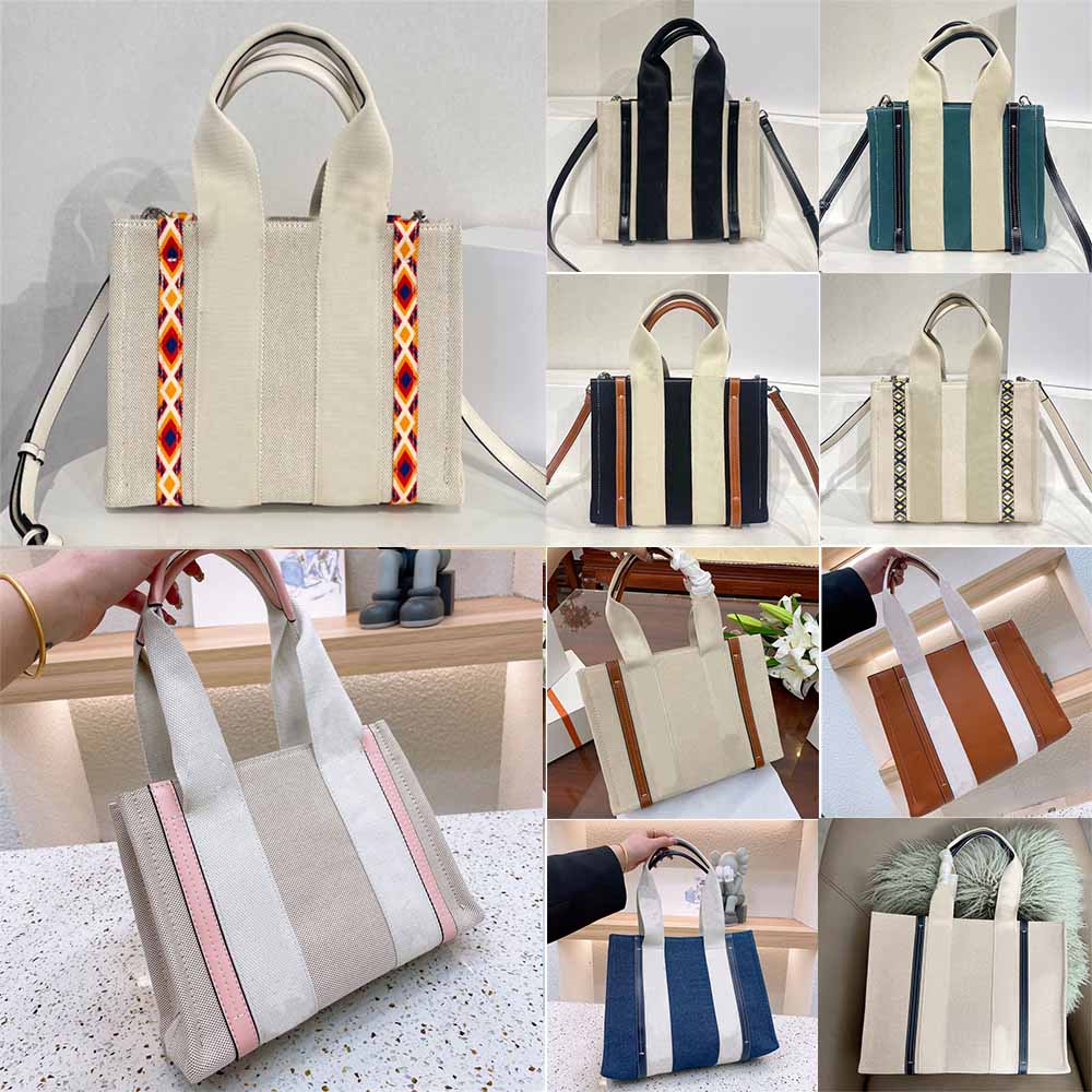 

Top Women handbags WOODY Tote shopping bag handbag high quality canvas fashion linen Large Beach bags luxury designer travel Crossbody Shoulder Wallet Purses, For consultation