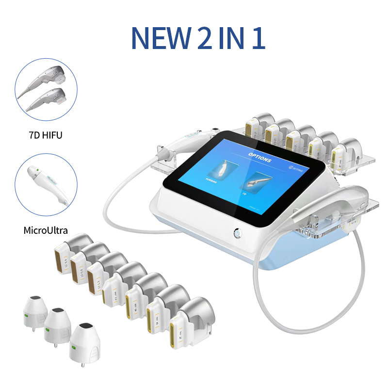 Portable 7D HIFU & Microultra Machine Multi-functional Beauty Equipment for Skin Lifting
