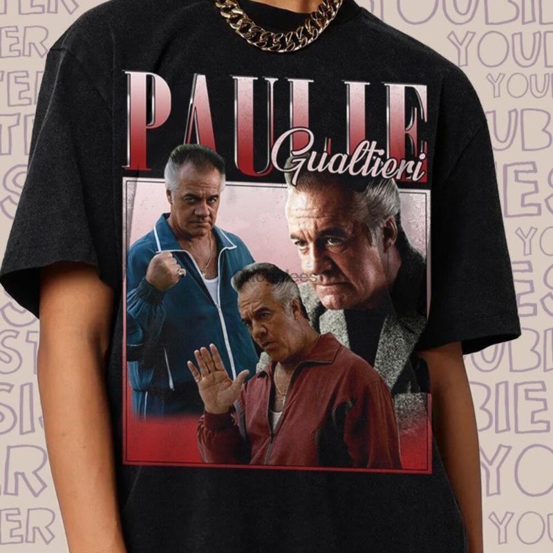 

Men' T-Shirts Paulie Gualtieri T Shirt For Men And Women The Sopranos Tshirt Merch Tee TheMen, Men-darkpurple