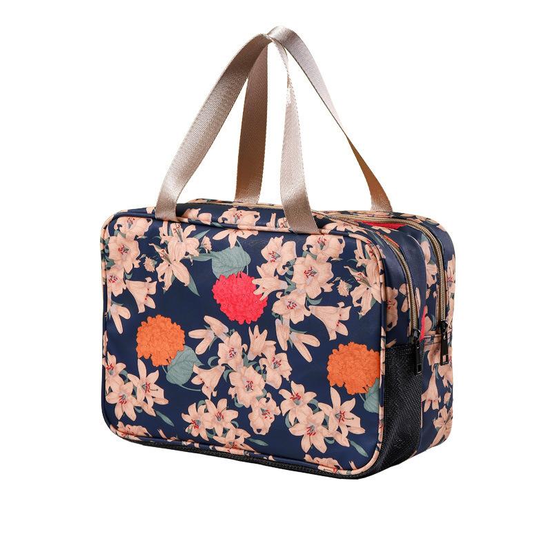 

Cosmetic Bags & Cases Korean-style Storage Bag Travel Large-capacity Double-layer Dry And Wet Separation Wash Portable BagCosmetic, Dark blue bear