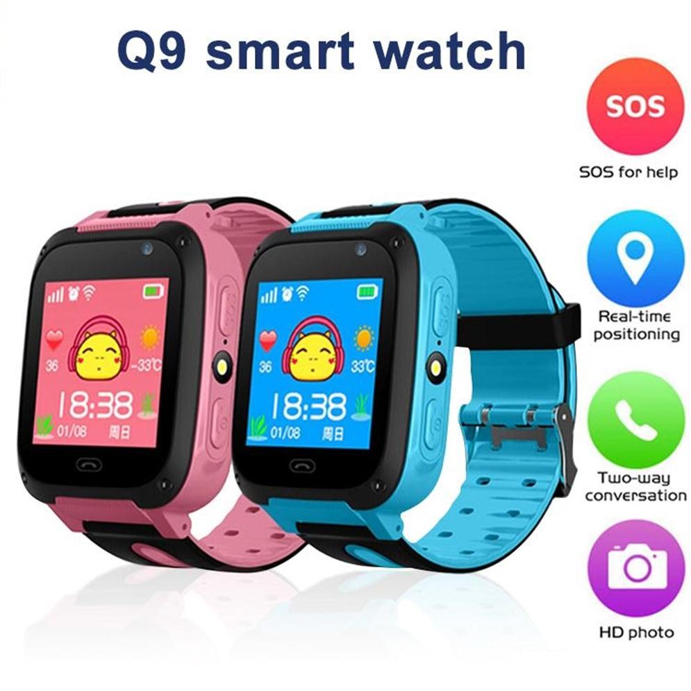

Q9 Smart Watch For Kids Watch With Remote Camera Anti-lost Children Smartwatch LBS Tracker Wrist Watches SOS Call For Android IOS249b
