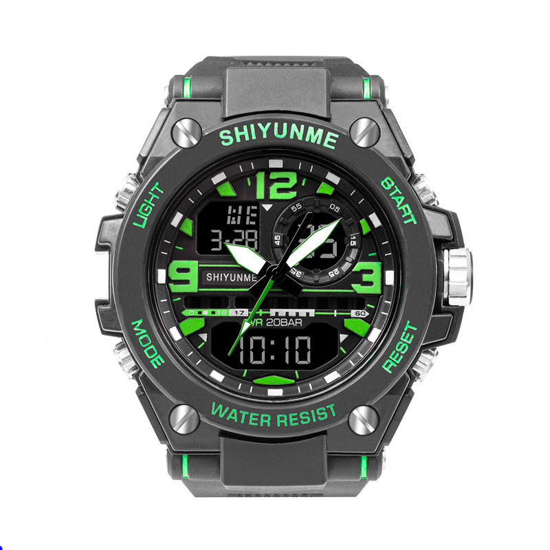 2022 CWP Montres étanches Homme Sport Horloge SMAEL Marque Rouge Couleur LED Électronique Chronographe Date Automatique Montre-Bracelet Sports De