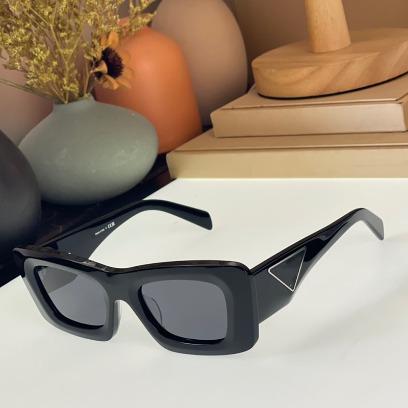 Hommes Designer Lunettes de soleil Classique Symbole Cat Eye OPR13 Élément de haute couture Populaire Adumbral Triangle résistant aux ultraviolet
