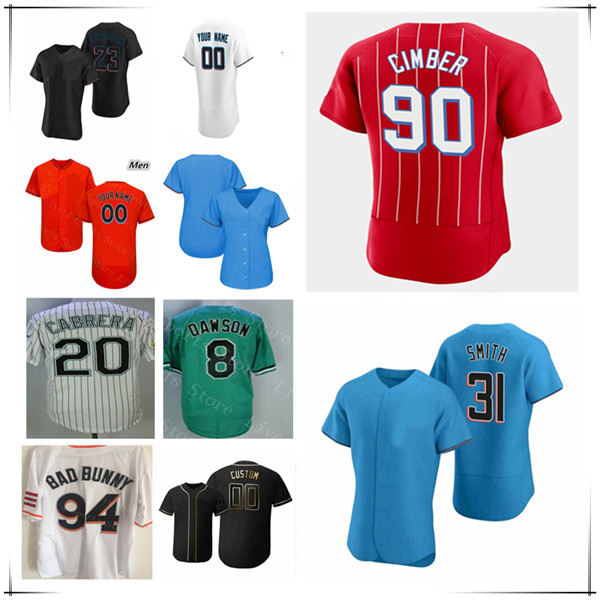 

Miami 2021 City Connect Jesus Sanchez Jersey Jorge Soler Miguel Rojas Jesus Aguilar Garrett Cooper Chisholm Jr. Avisail Garcia Anderson Cabrera Elieser Hernandez, Youth blue