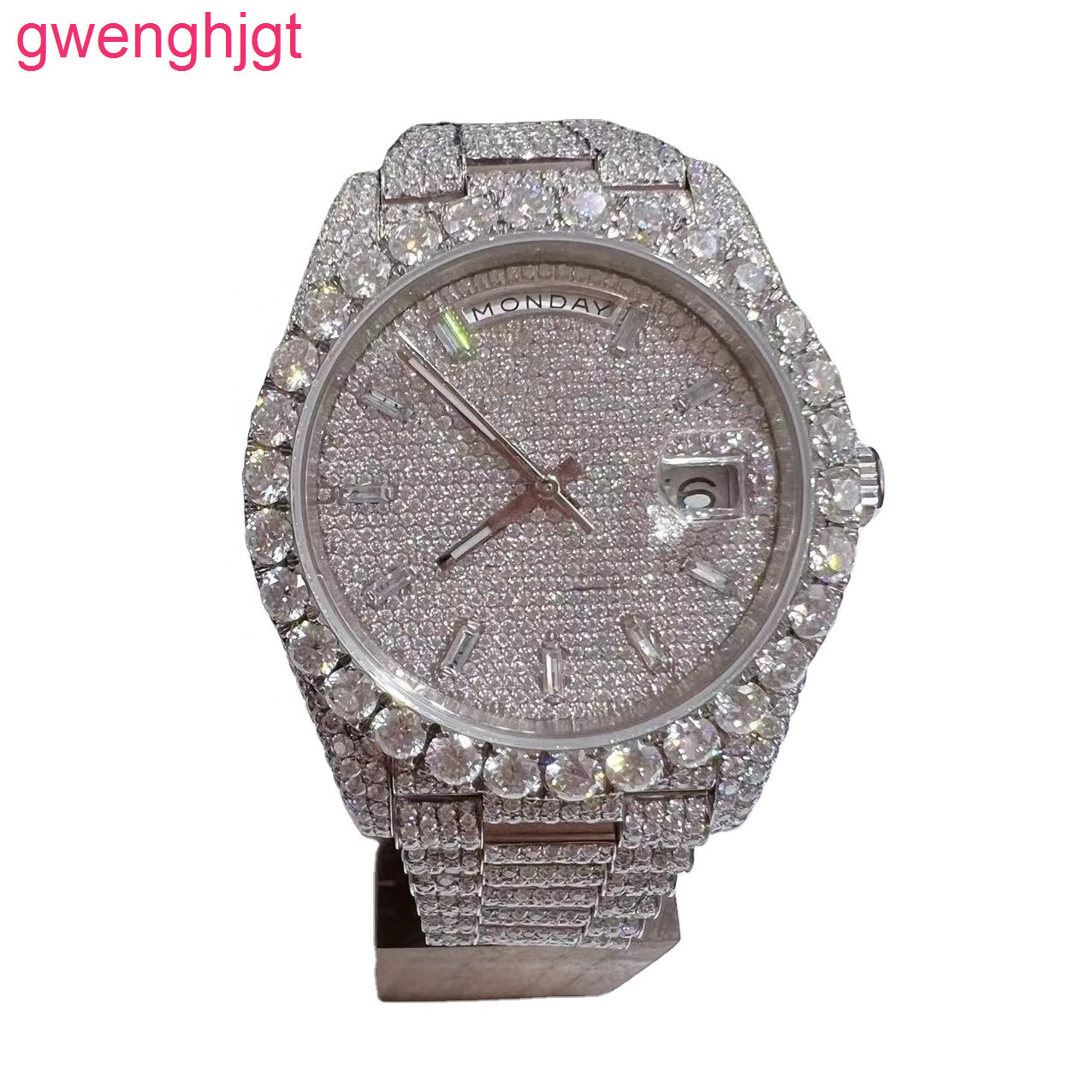 

brand name watches reloj diamond watch chronograph automatic Mechanical Limited Edition Factory wholesale Special counter Fashion newlisting 2LUG, White gold